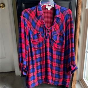 Umgee loose fitting shirt